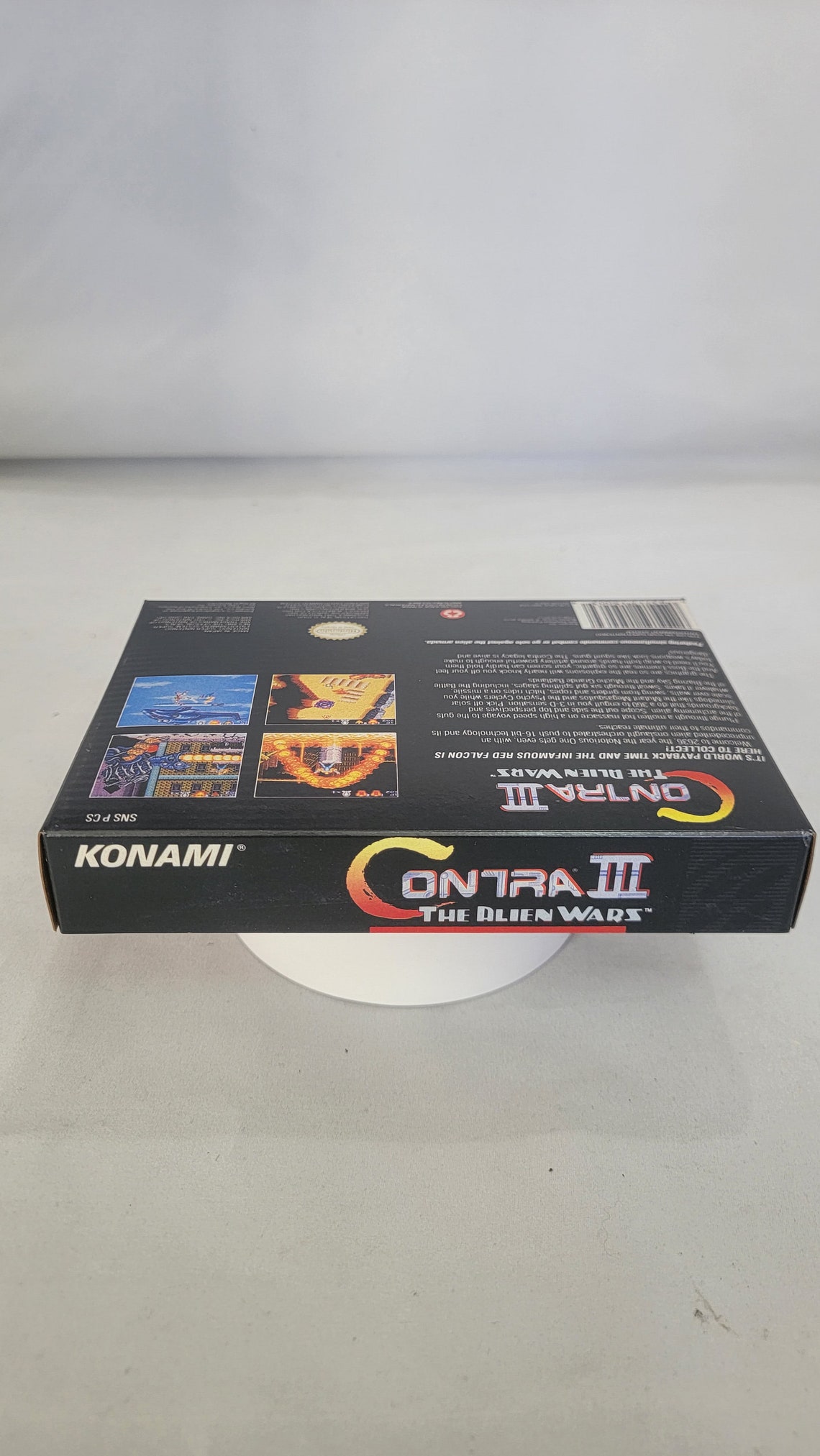 Contra 3 | NTSC | Super Nintendo | SNES | En | Reproduction Box and ...