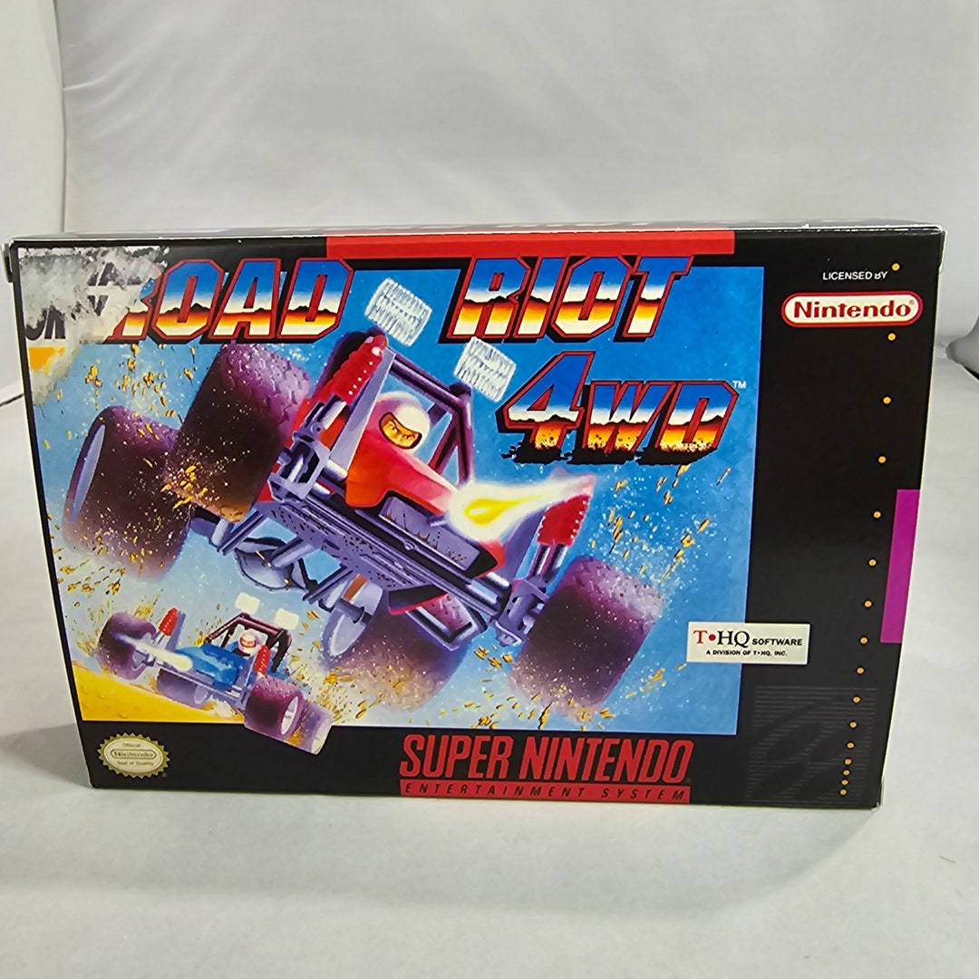 Road Riot 4WD | NTSC | Super Nintendo | SNES | En | Reproduction Box ...