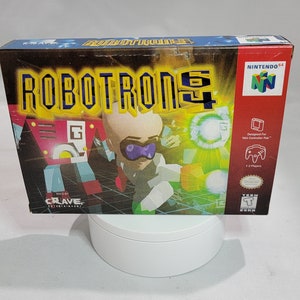 Robotron 64  | NTSC | Nintendo 64 | N64 | En | Reproduction Box and Inner Tray