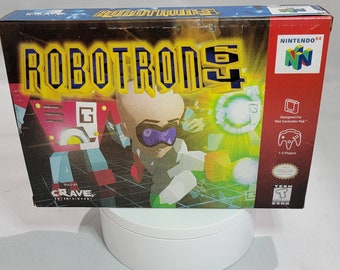 Robotron 64 | NTSC | Nintendo 64 | N64 | En | Reproduction Box and