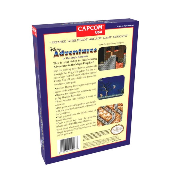 Disney Adventures in the Magic Kingdom | NTSC | Nintendo | NES