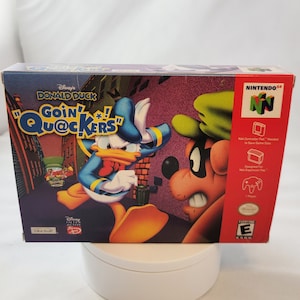 Donald Duck Goin Quackers | NTSC | Nintendo 64 | N64 | En | Reproduction Box and Inner Tray