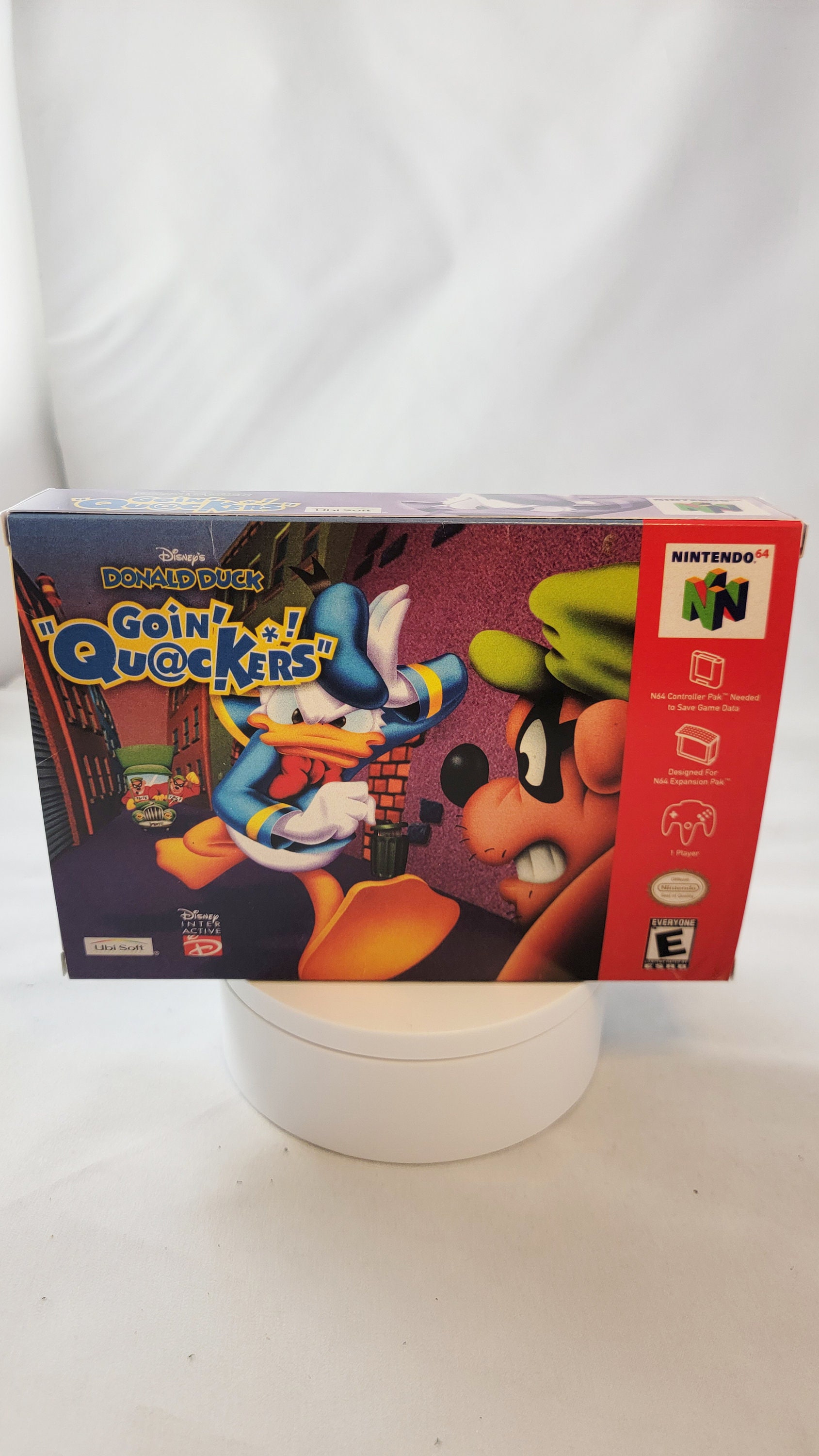 Donald Duck Goin Quackers | NTSC | Nintendo 64 | N64 | En | Reproduction Box and Inner Tray