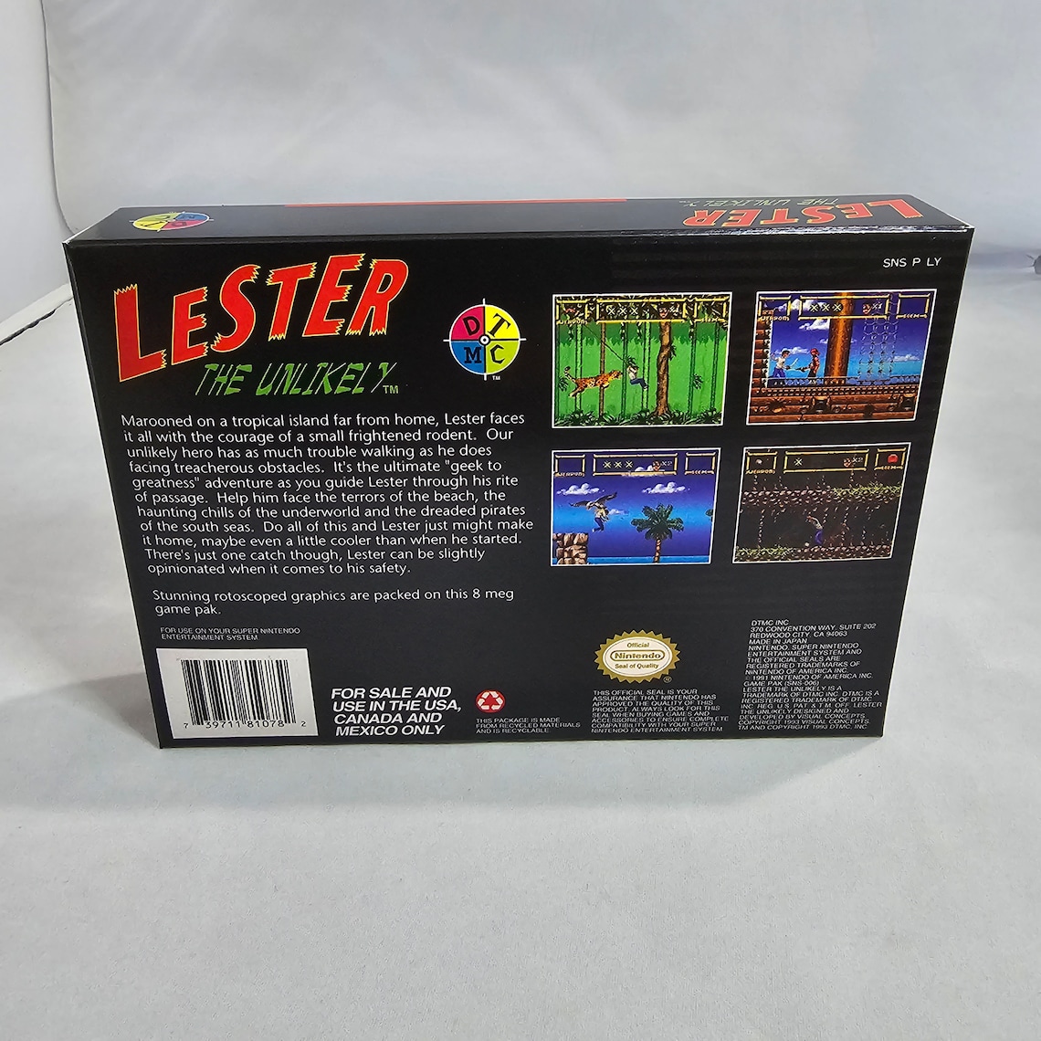 Lester the Unlikely | NTSC | Super Nintendo | SNES | En | Reproduction ...