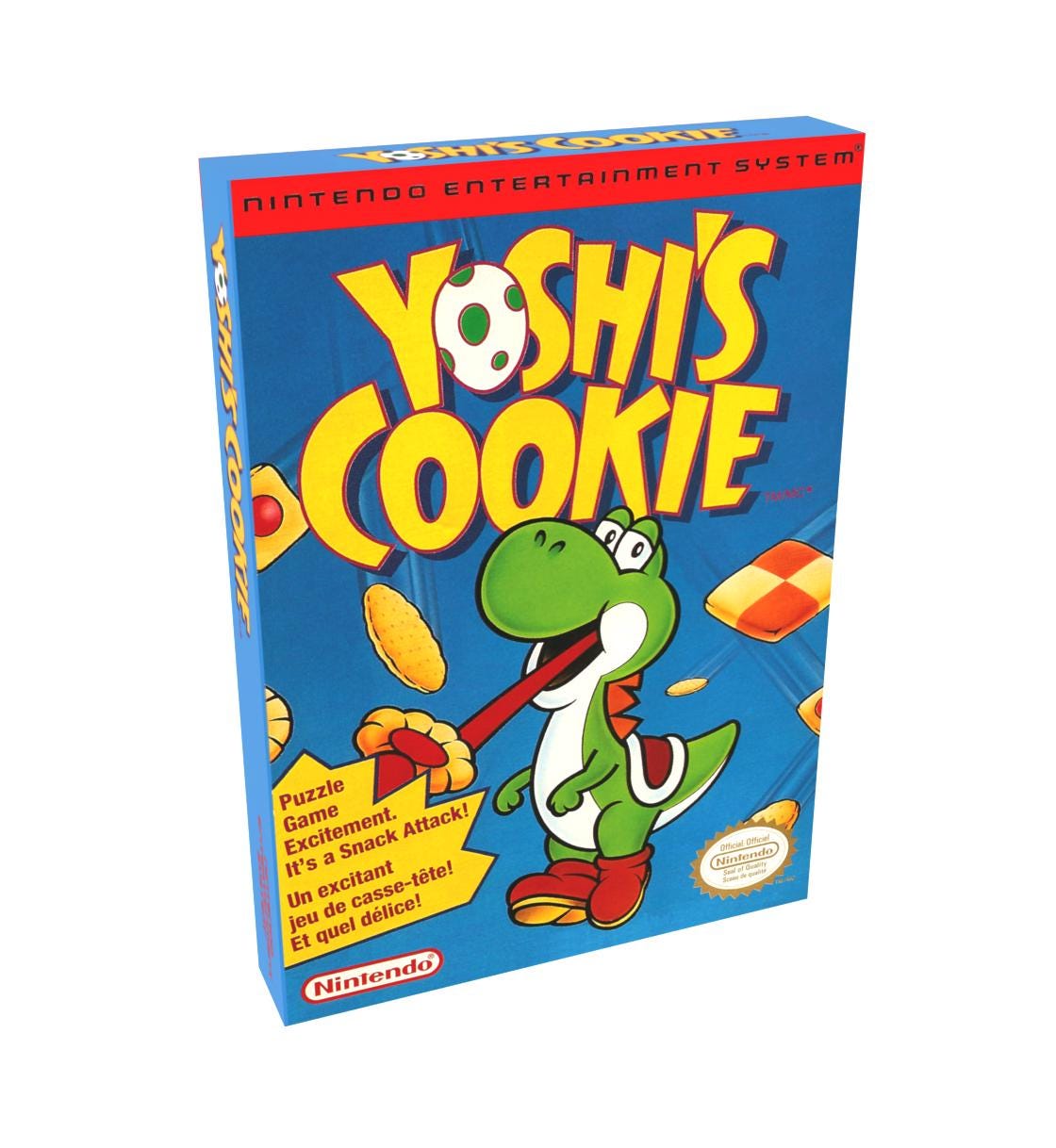 Yoshi's Cookie | NTSC | Nintendo | NES | En | Reproduction Box - Etsy
