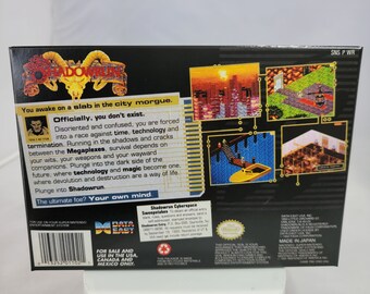Shadowrun | NTSC | Super Nintendo | SNES | En | Reproduction
