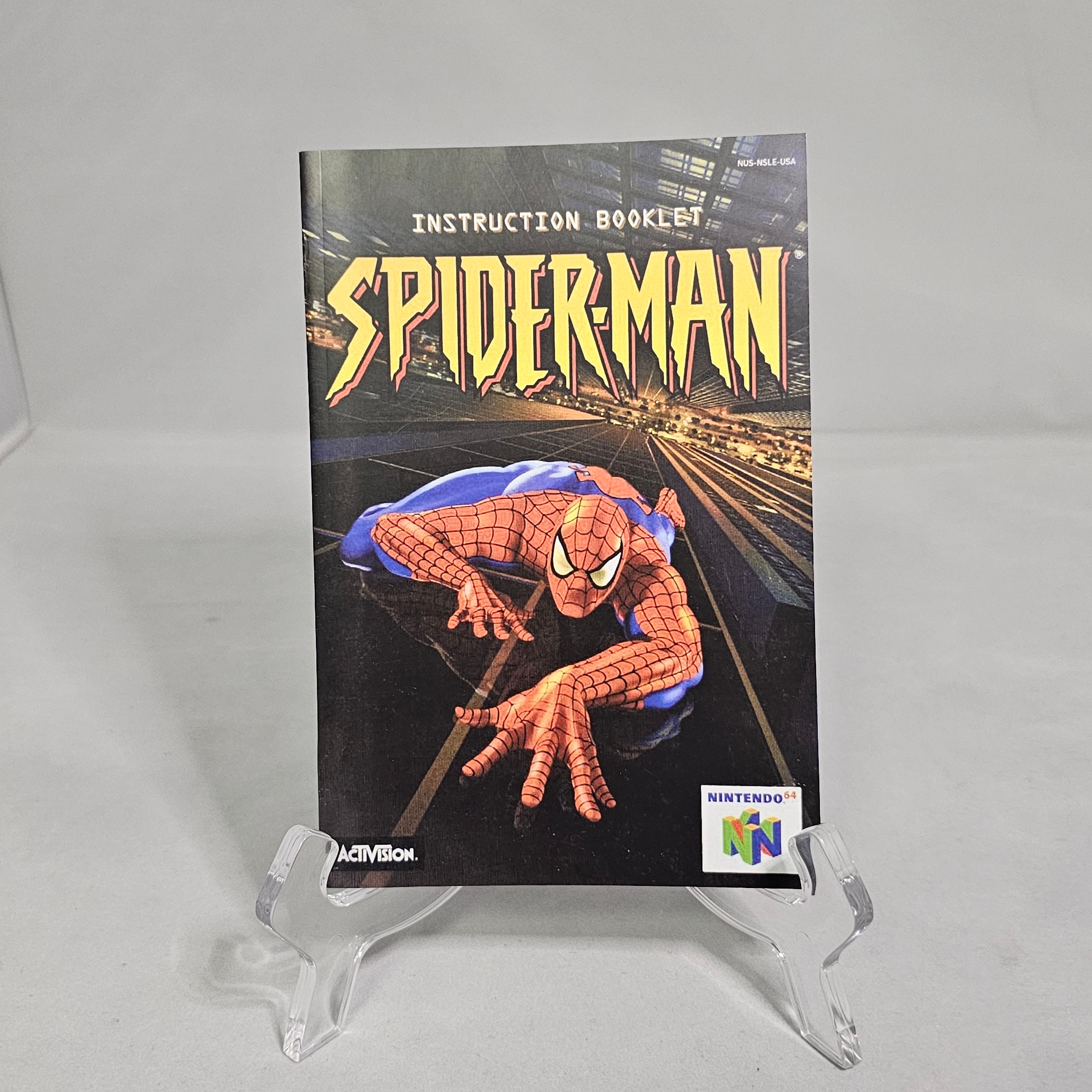 Spider-man | NTSC | Nintendo 64 | N64 | En | User Instruction
