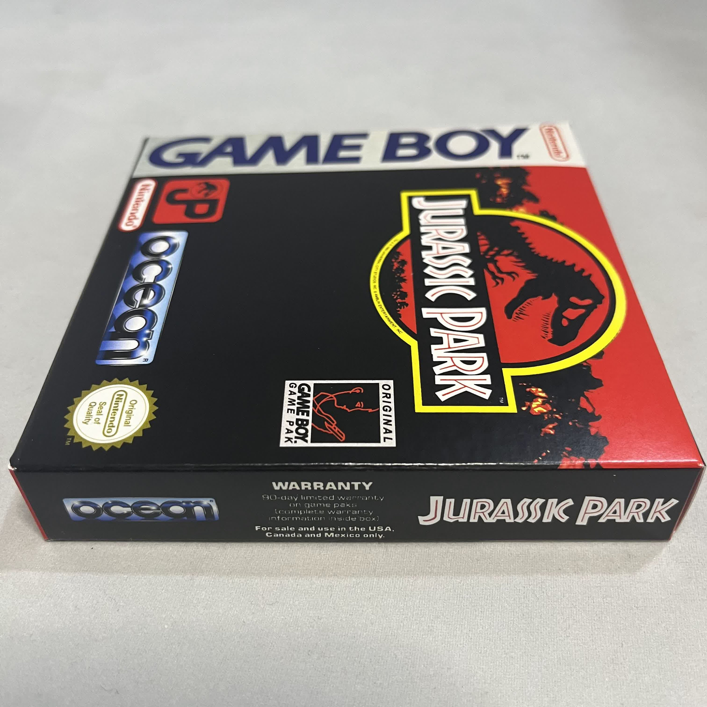 Jurassic Park | NTSC | Gameboy | GB | En | Reproduction Box and