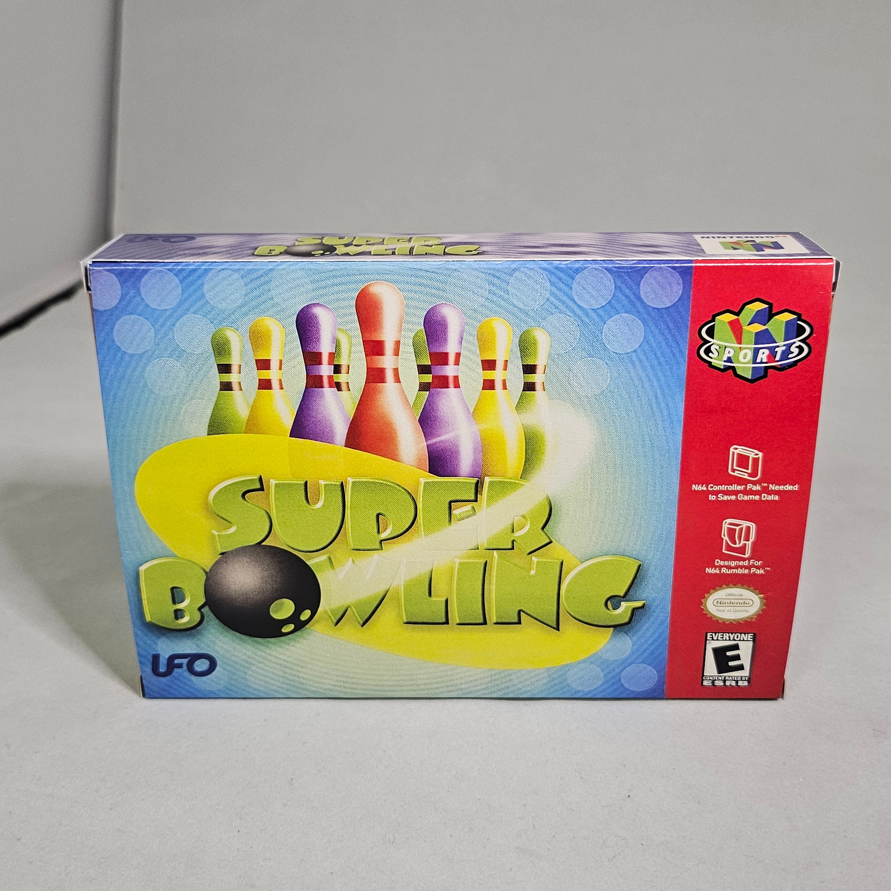 Super Bowling | NTSC | Nintendo 64 | N64 | En | Reproduction Box