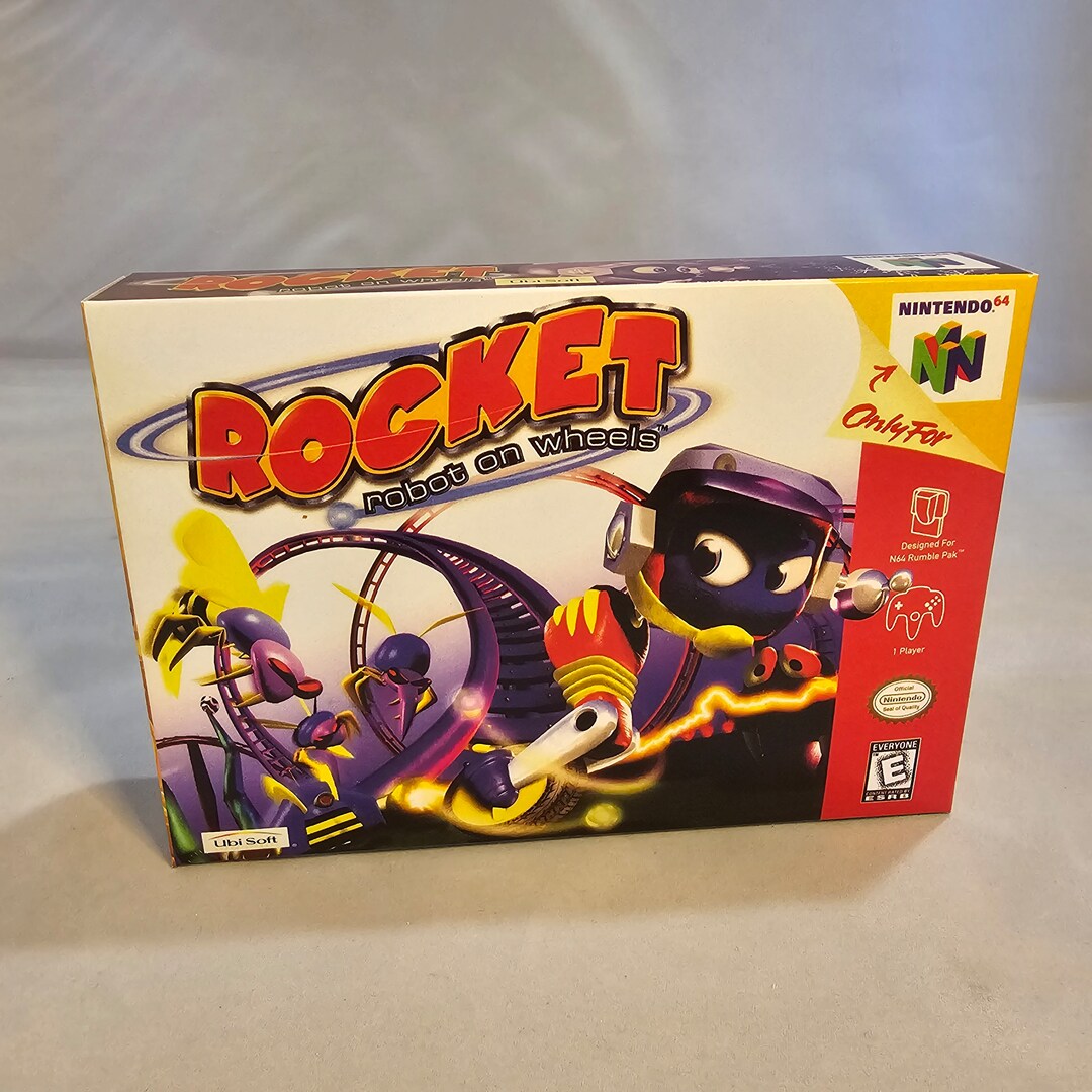 Rocket Robot on Wheels NTSC Nintendo 64 N64 En Reproduction