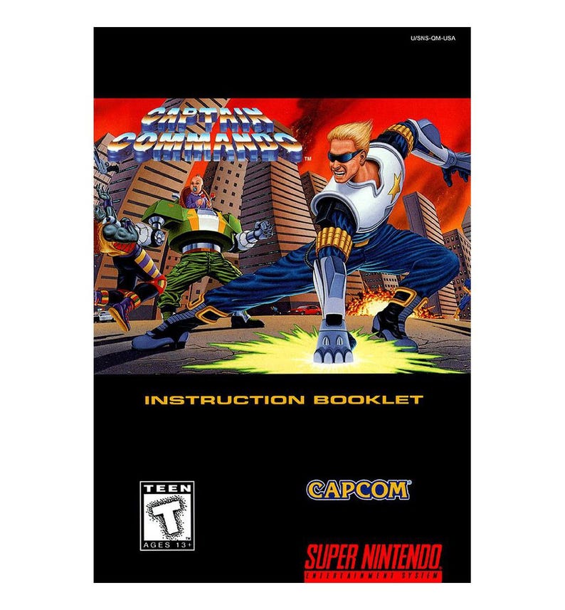 Captain Commando | NTSC | Super Nintendo | SNES | En | User Instruction ...