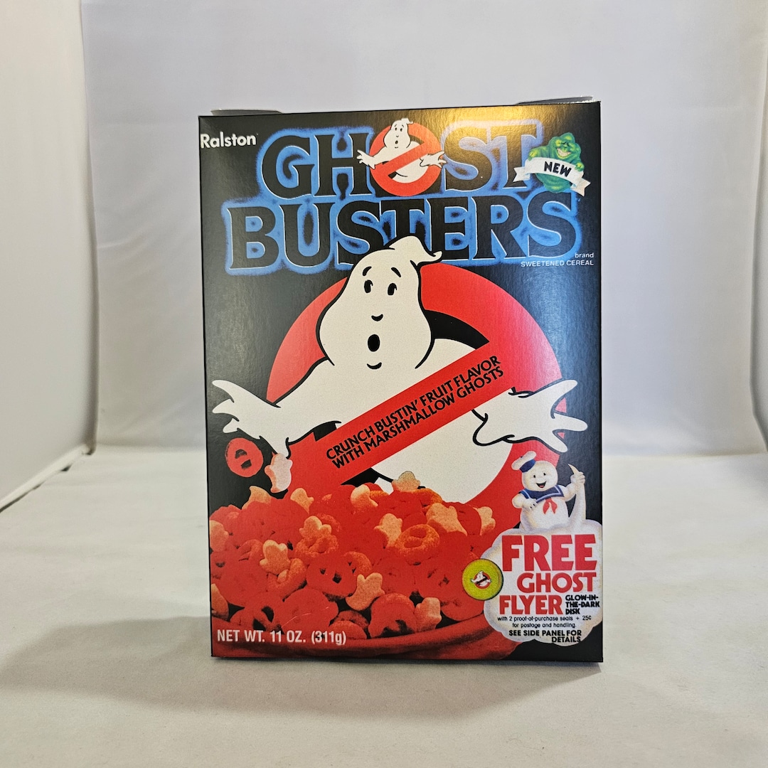 Ghostbusters | Ralston | Reproduction Vintage Cereal Box - Etsy