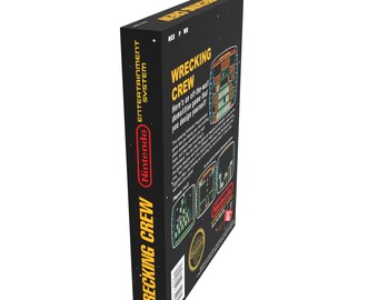 レッキング クルー | NTSC | 任天堂 | NES | En | 復刻ボックス - Etsy