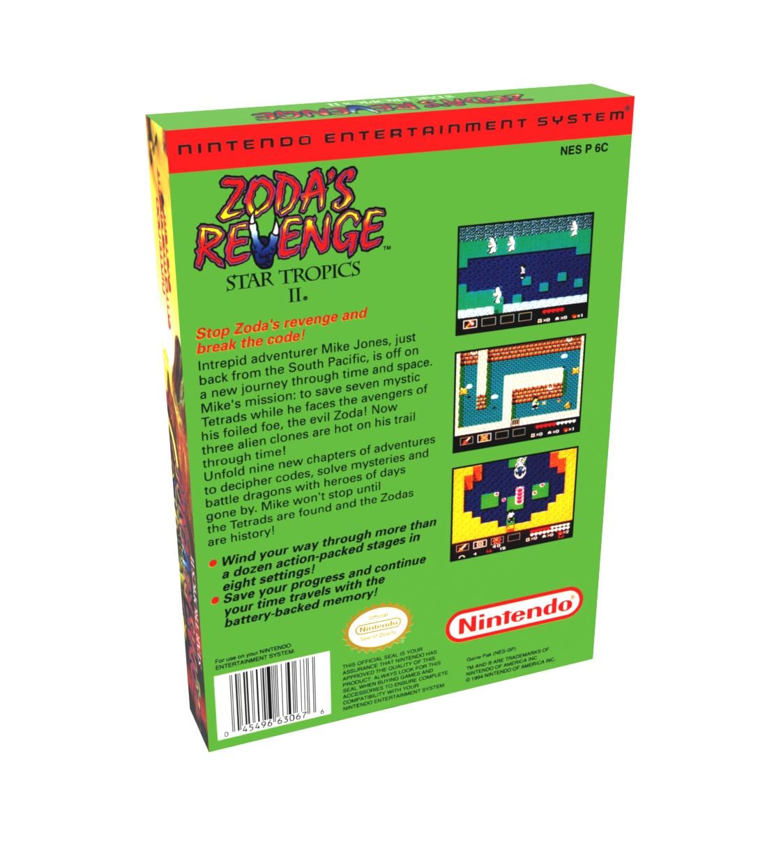 Star Tropics 2 Zoda's Revenge | NTSC | Nintendo | NES | En