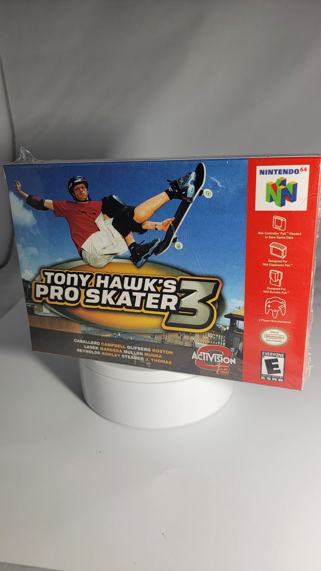 Tony Hawk s Pro Skater 3 NTSC Nintendo 64 N64 En Reproduction Box and Inner Tray Etsy