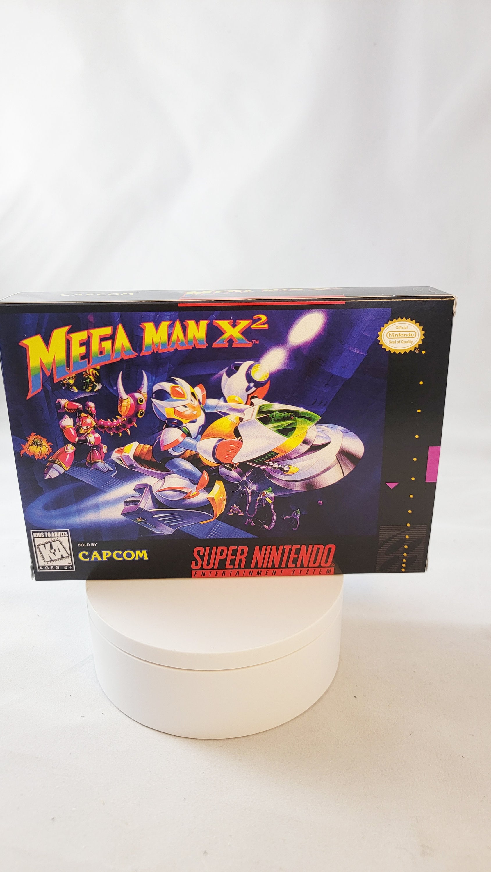 Mega Man X2 | NTSC | Super Nintendo | SNES | En | Reproduction Box