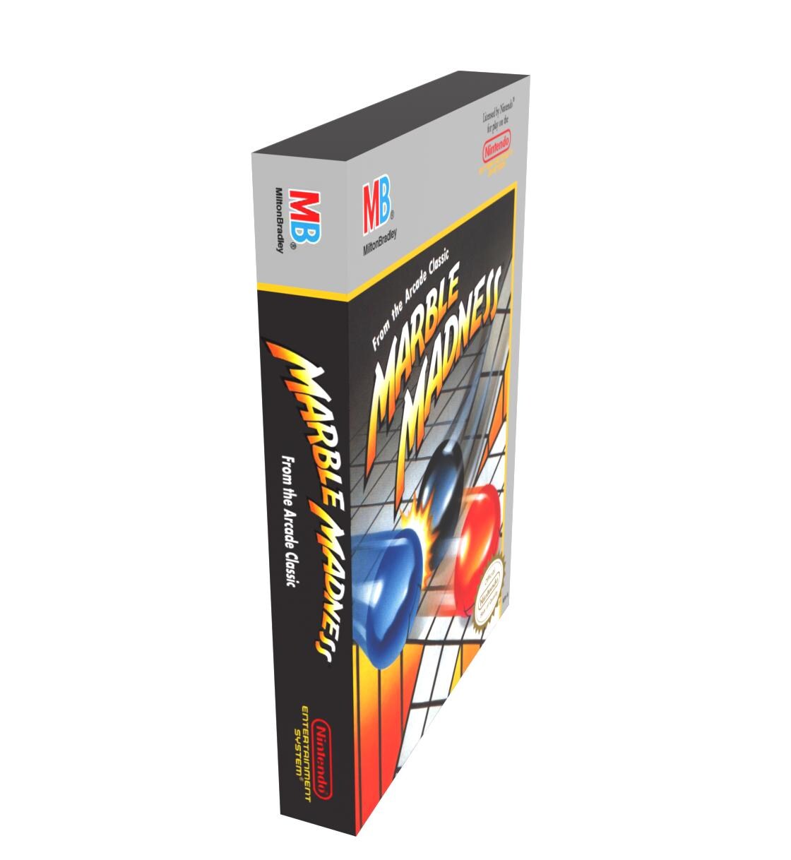 Marble Madness | NTSC | Nintendo | NES | En | Reproduction Box - Etsy