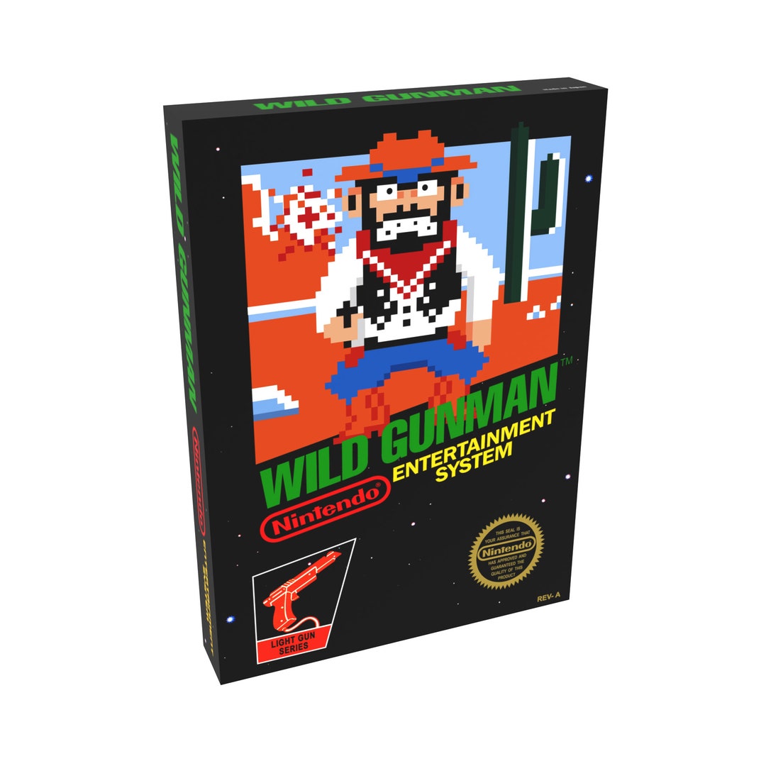 Wild Gunman | NTSC | Nintendo | NES | En | Reproduction Box - Etsy