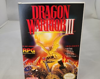 NES ドラゴンクエスト3 箱付き DRAGON WARRIORⅢ Dragon Warrior III (NES) - Manual Scans (600DPI) : Enix