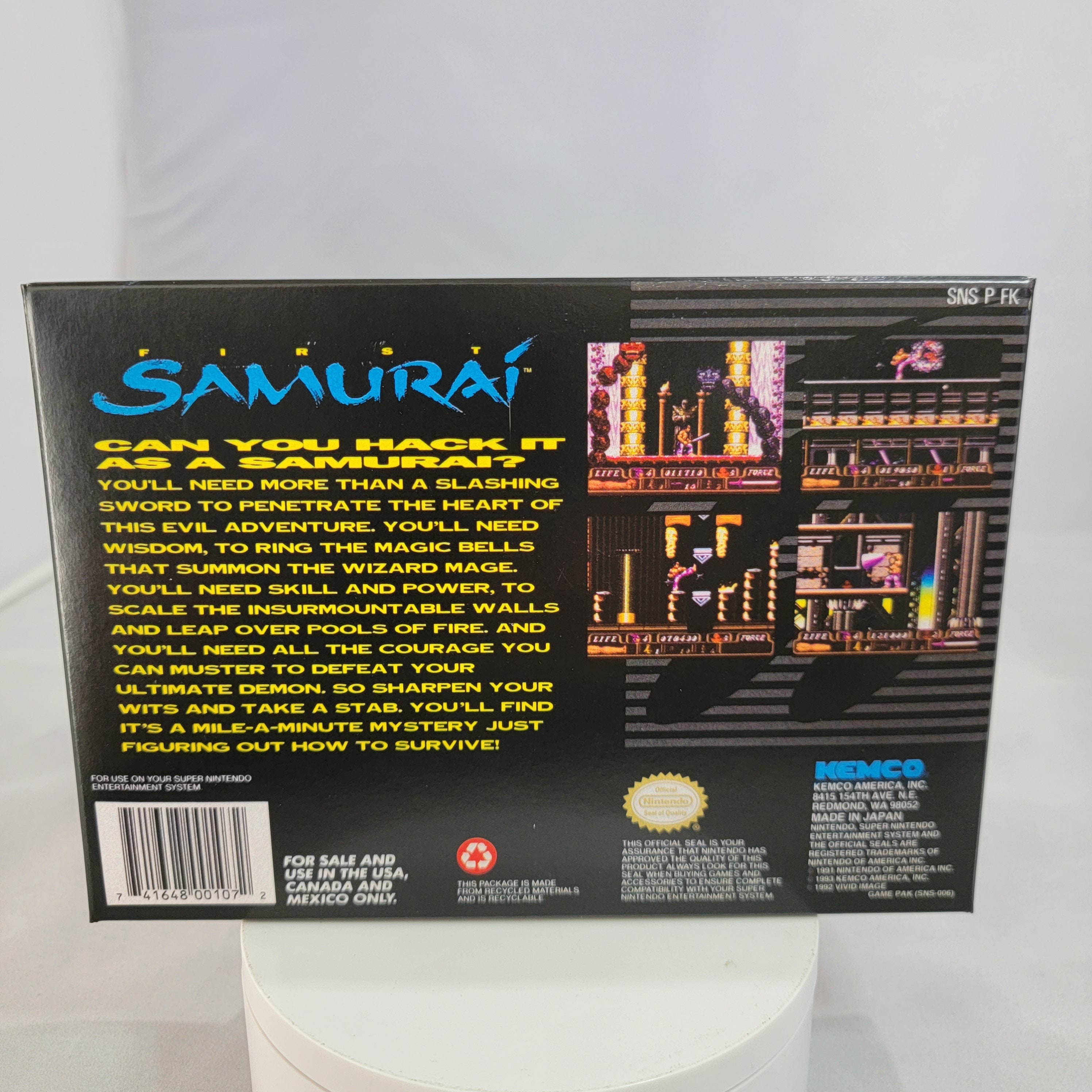 First Samurai | NTSC | Super Nintendo | SNES | En | Reproduction