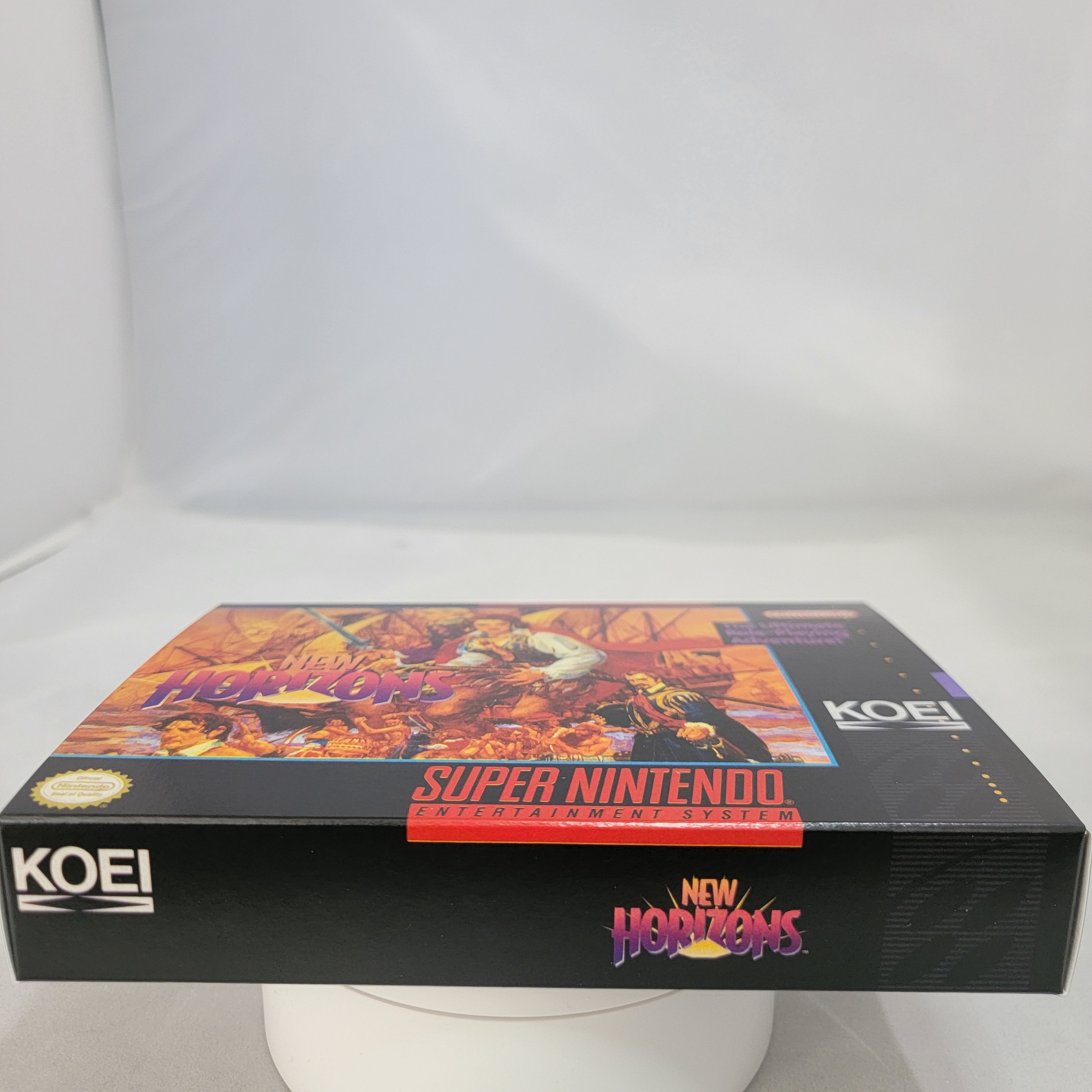 New Horizons | NTSC | Super Nintendo | SNES | En | Reproduction Box and ...