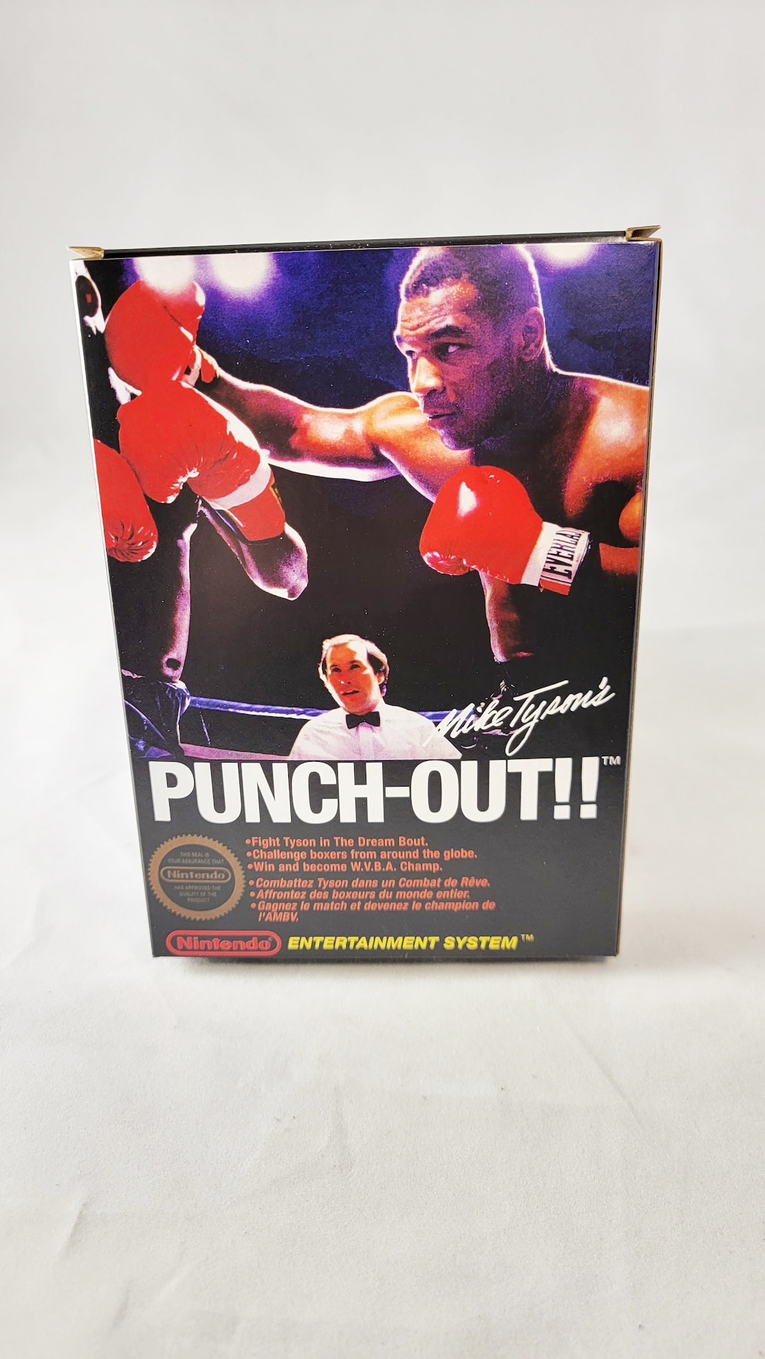 Mike Tyson's Punch Out PAL Nintendo NES En,fr Reproduction Box Etsy