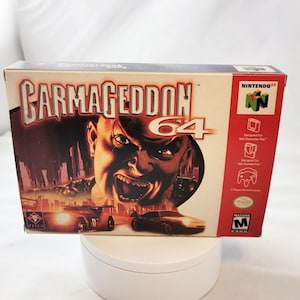 Carmageddon 64 | NTSC | Nintendo 64 | N64 | En | Reproduction Box and Inner Tray