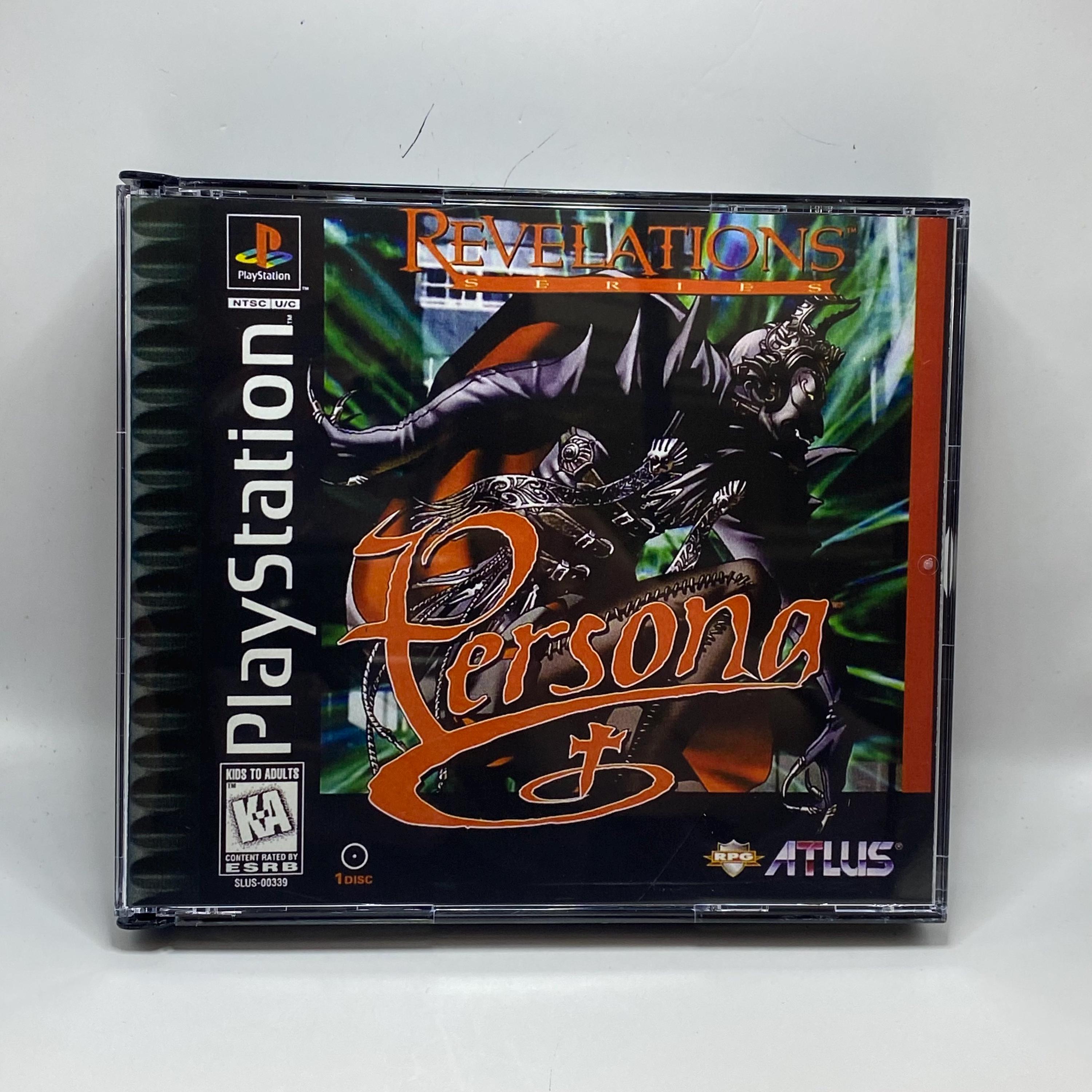 Persona | NTSC | Playstation | PS1 | En | Reproduction Case and