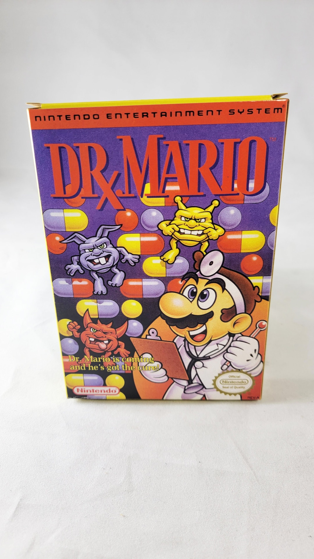 Dr. Mario | NTSC | Nintendo | NES | En | Reproduction Box - Etsy Canada