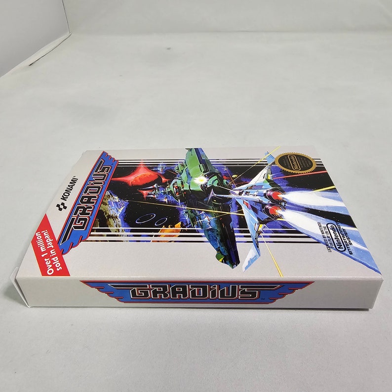 Gradius | NTSC | Nintendo | NES | En | Reproduction Box - Etsy