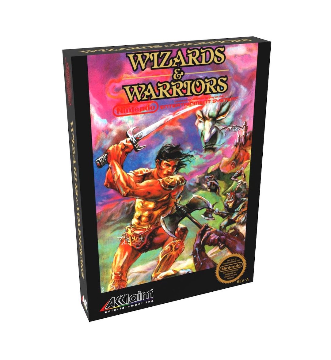 Wizards & Warriors | NTSC | Nintendo | NES | En | Reproduction Box