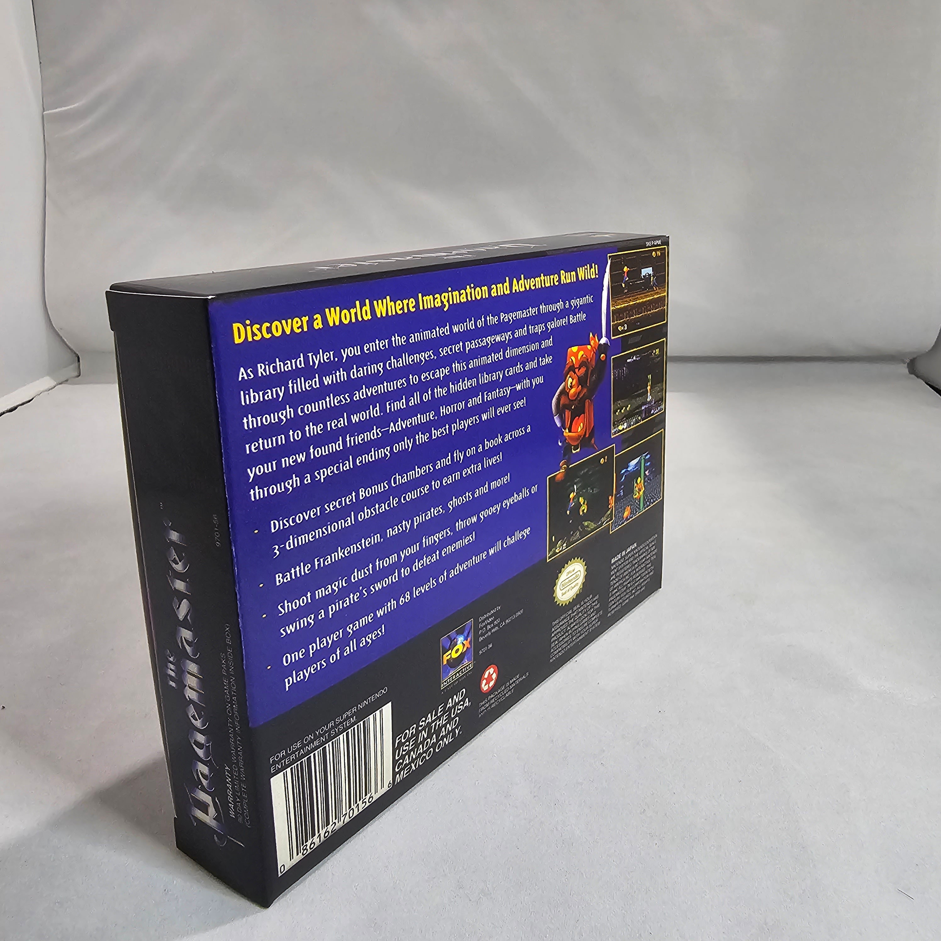 The Pagemaster | NTSC | Super Nintendo | SNES | En | Reproduction