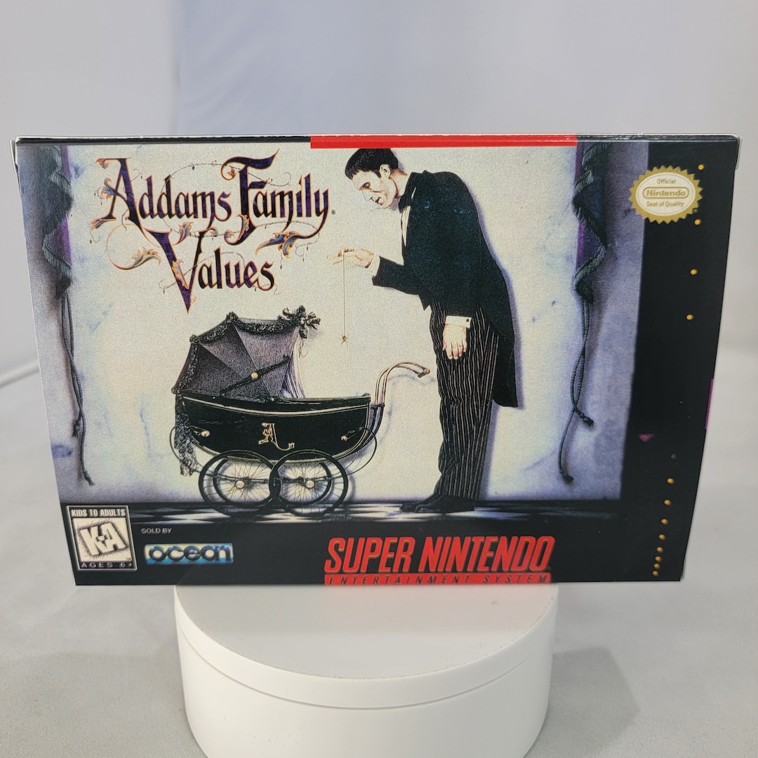 Adams family fashionable addams family values snes Adams family fashionable addams family values snes