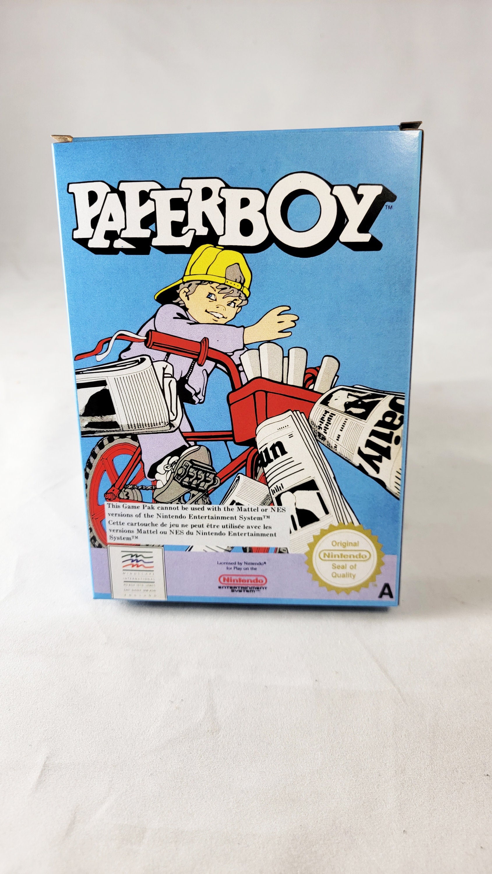 Paperboy | PAL | Nintendo | NES | En,fr | Reproduction Box - Etsy