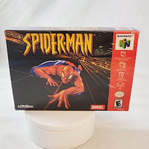 Spider-Man | NTSC | Nintendo 64 | N64 | En | Reproduction Box and Inner Tray