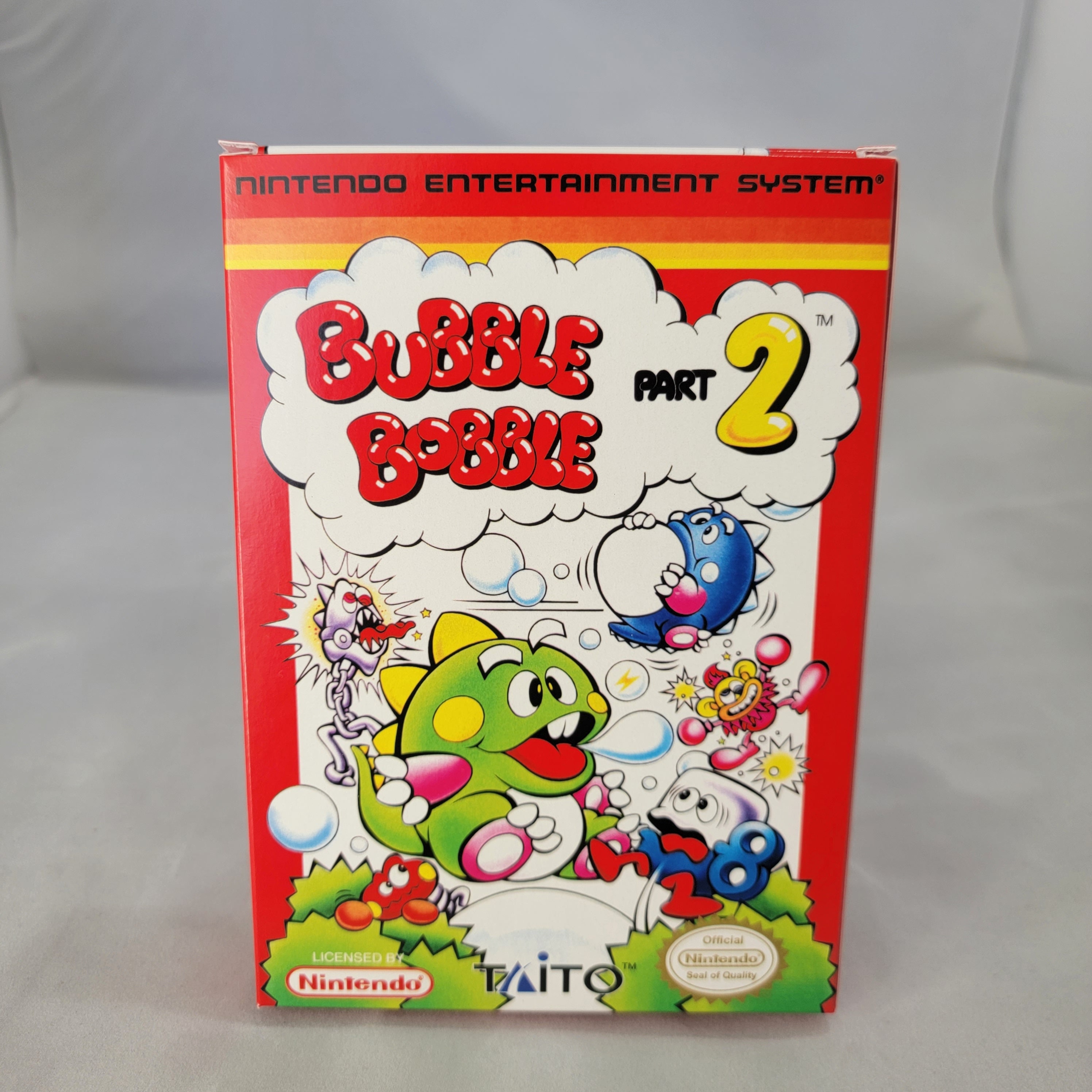 Bubble Bobble 2 NTSC Nintendo NES En Reproduction