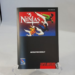 3 Ninjas Kick Back | NTSC | Super Nintendo | SNES | En | User Instruction Manual