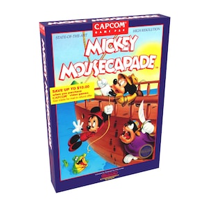 Mickey Mousecapade | NTSC | Nintendo | NES | En | Reproduction Box