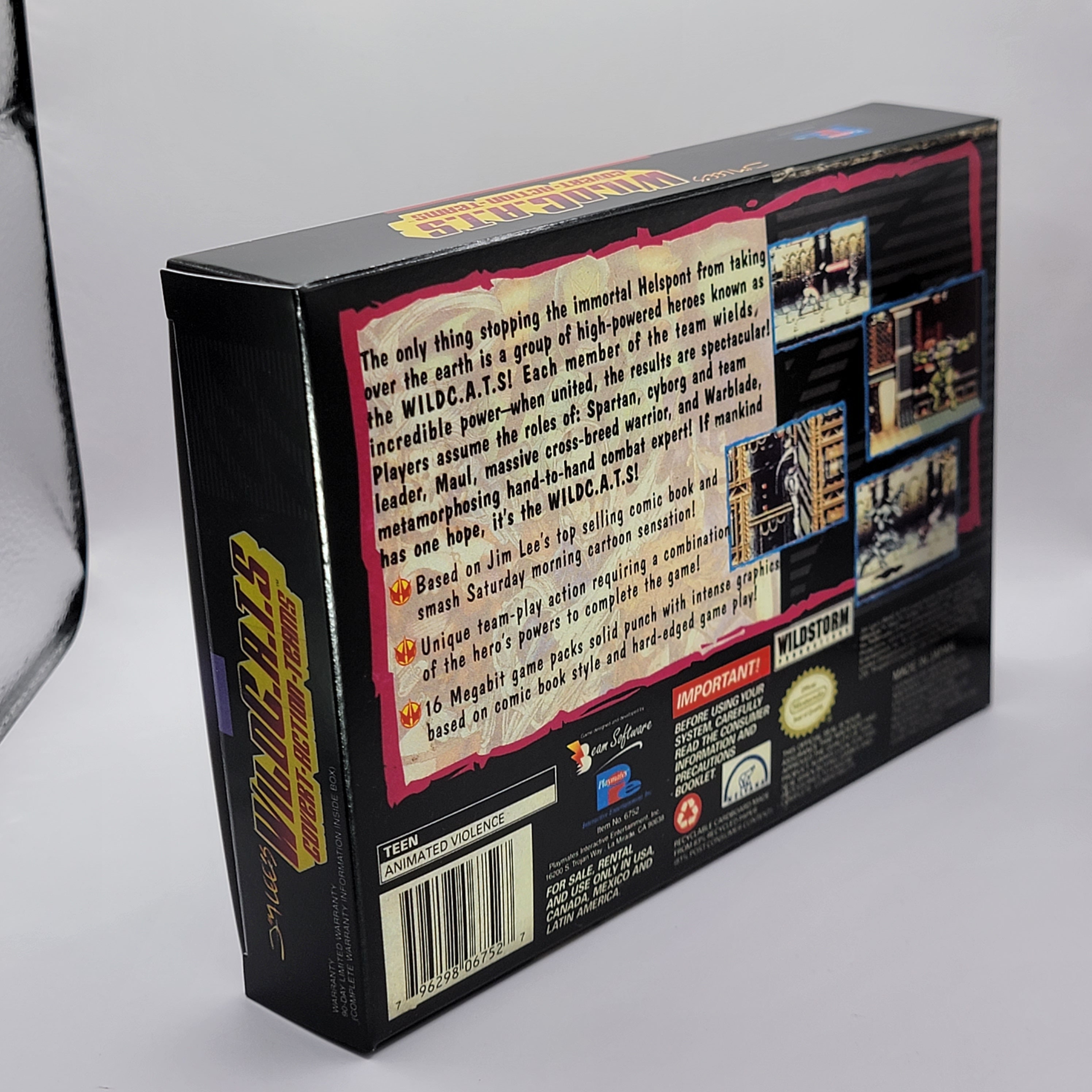 Wild C.A.T.S. | NTSC | Super Nintendo | SNES | En | Reproduction Box ...