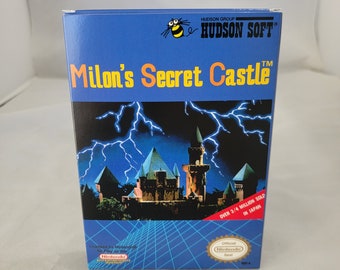 Milon's Secret Castle | NTSC | Nintendo | NES | En | Reproduction Box