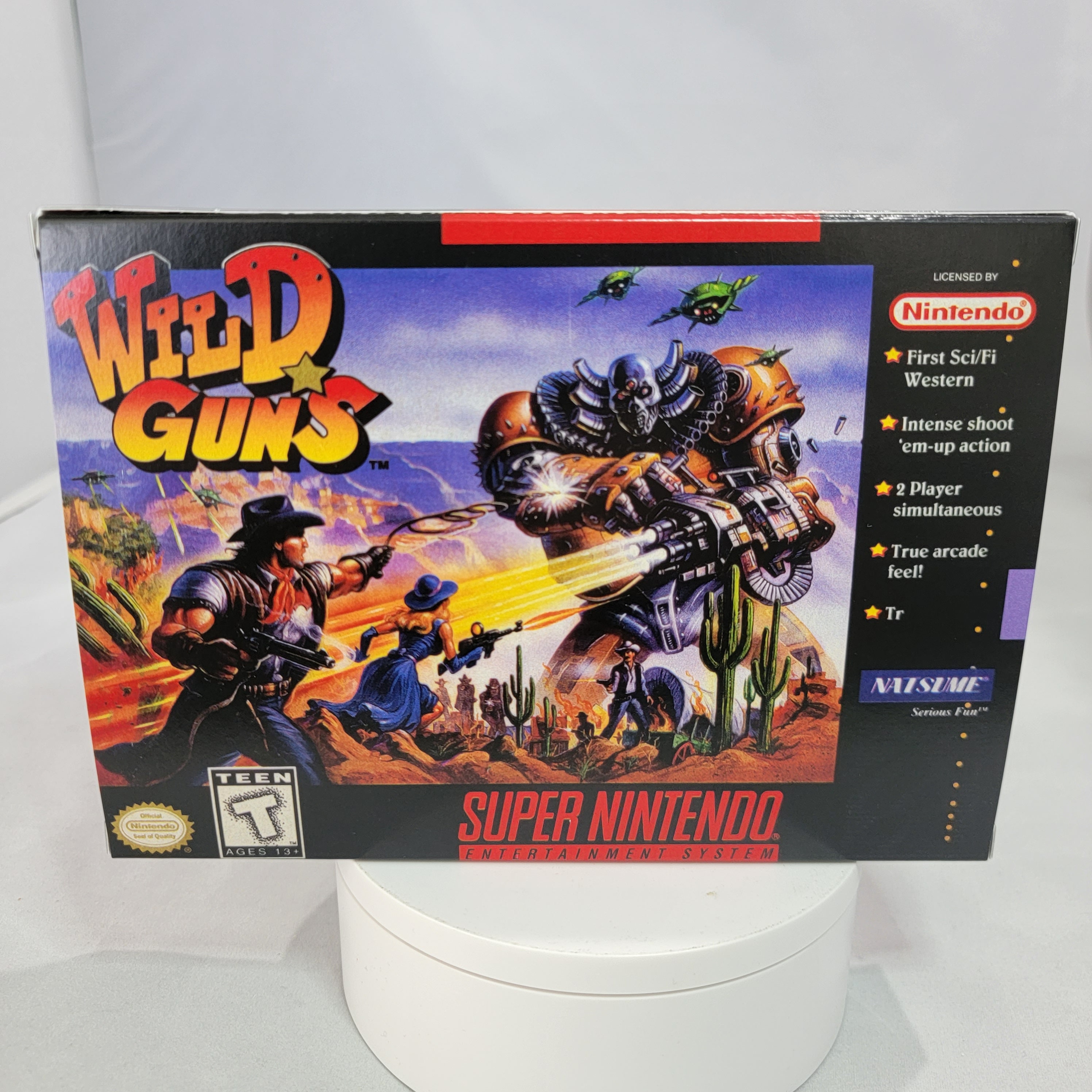 Wild Guns | NTSC | Super Nintendo | SNES | En | Reproduction