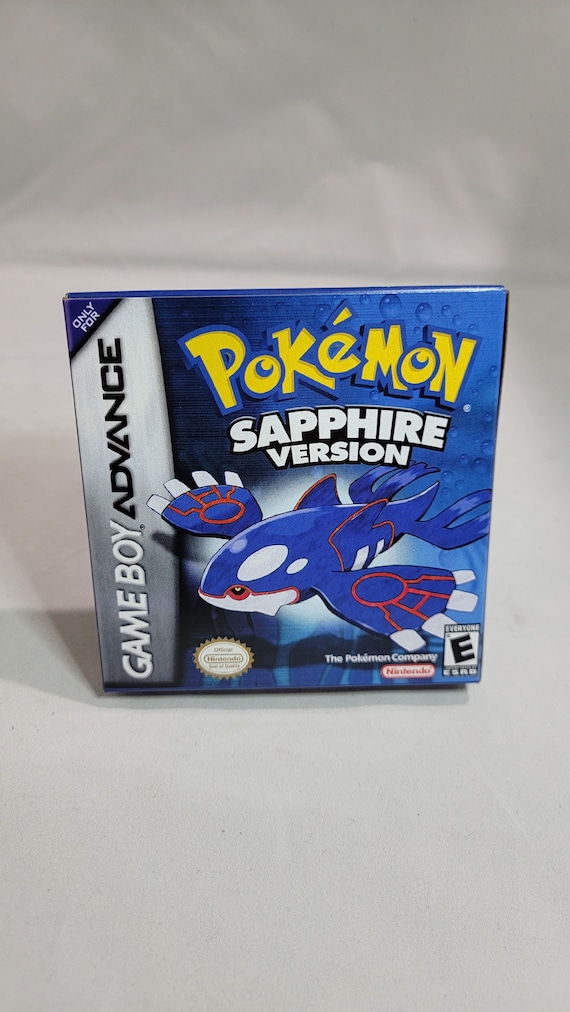 POKÉMON VERSION SAPHIR - CARTOUCHE 100% ORIGINALE GAMEBOY POKÉMON VERSION SAPHIR - CARTOUCHE 100% ORIGINALE GAMEBOY