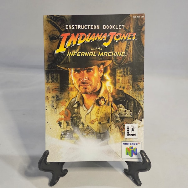 Indiana Jones and the Infernal Machine | NTSC | Nintendo 64 | N64 | En | User Instruction Manual