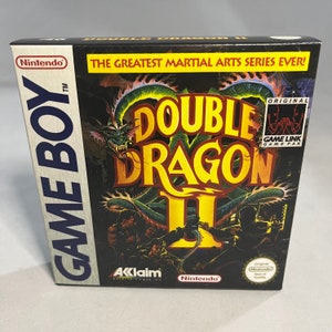 Double Dragon 2 | NTSC | Gameboy | GB | En | Reproduction Box and Inner Tray