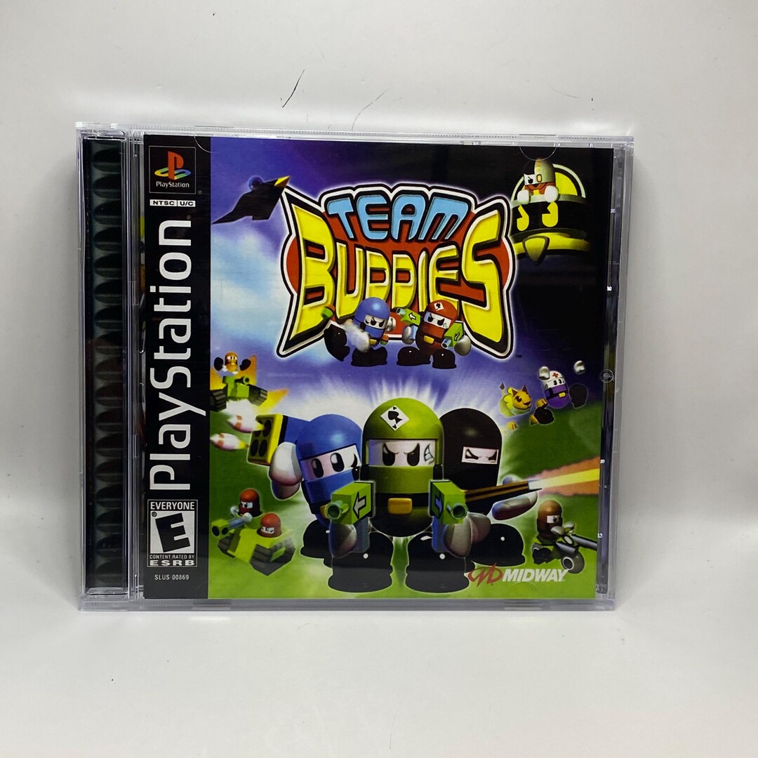 TEAM BUDDIES SONY PLAYSTATION 1  PS1  PAL-EURO  COMPLETE Good Condition 0711719192725