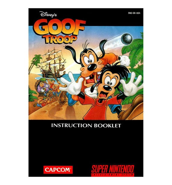 Goof Troop | NTSC | Super Nintendo | SNES | En | User Instruction