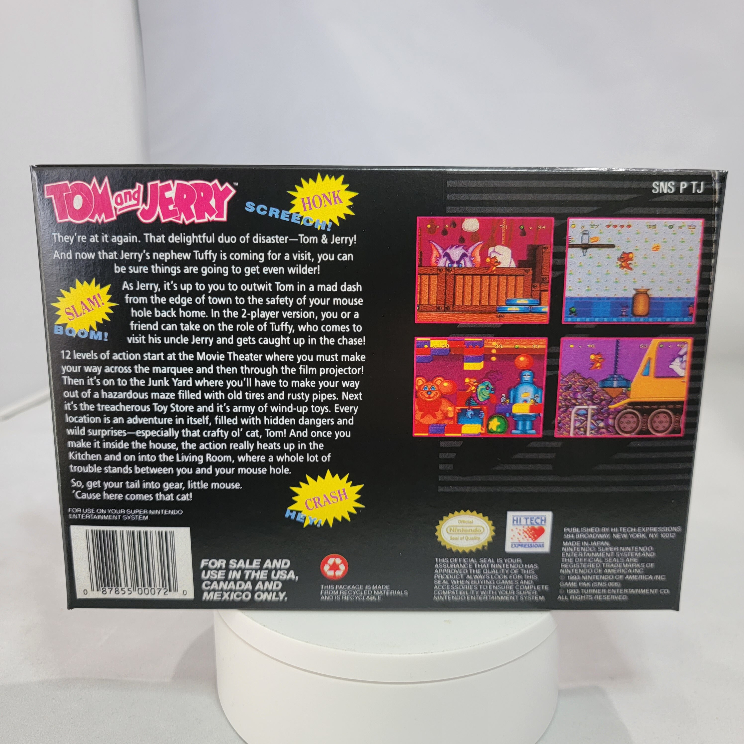 Tom and Jerry | NTSC | Super Nintendo | SNES | En | Reproduction
