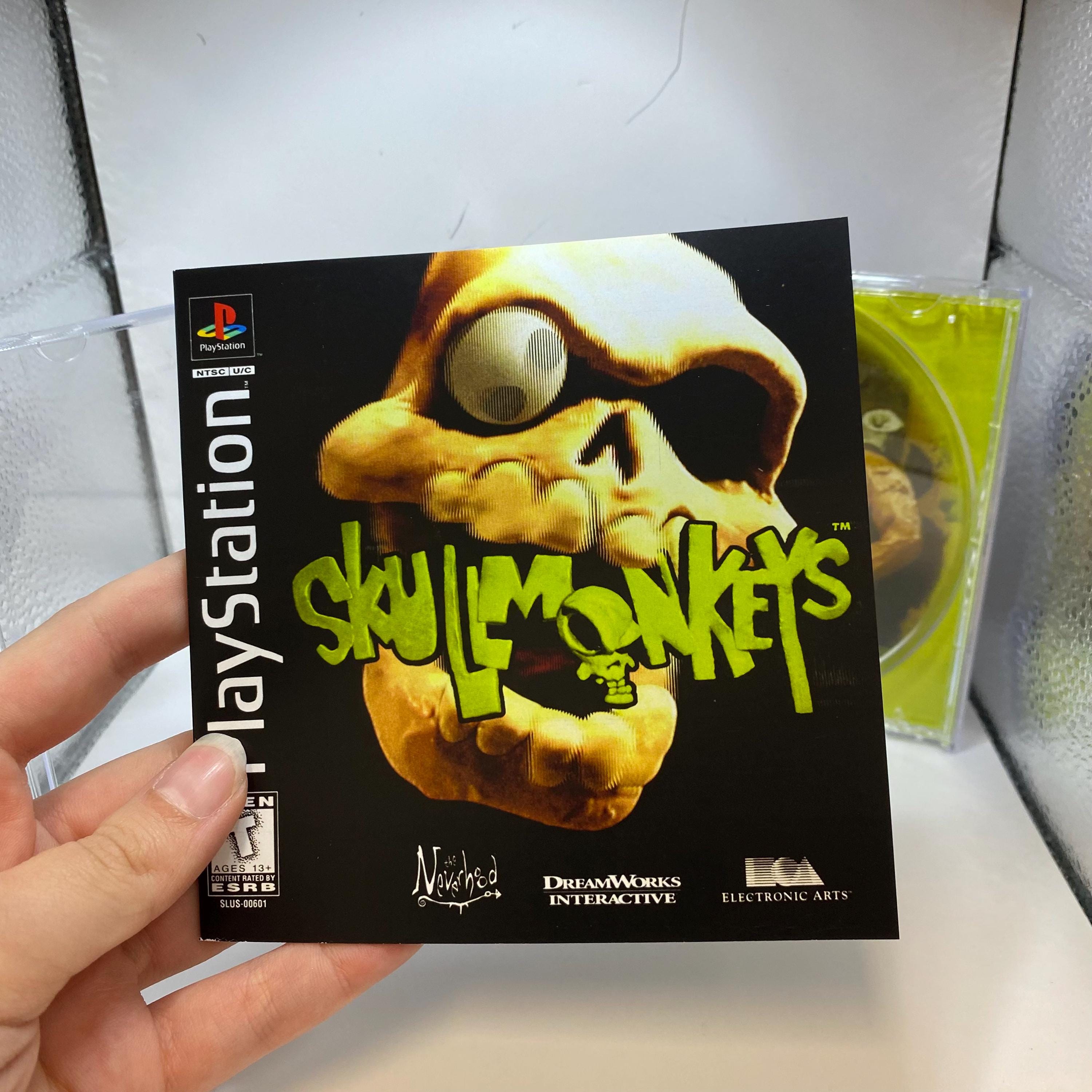 Jeu Skullmonkeys PlayStation 1 PS1 Jeu Skullmonkeys - PlayStation 1 (PS1) - Version PAL Complète Avec Manuel - Très Bon état Jeu Rétro Plateformes PS1 1998