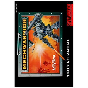 MechWarrior | NTSC | Super Nintendo | SNES | En | User Instruction Manual