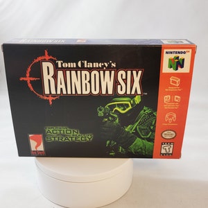 Tom Clancy&#39;s Rainbow Six  | NTSC | Nintendo 64 | N64 | En | Reproduction Box and Inner Tray